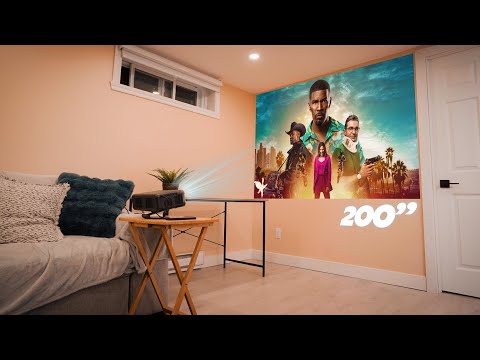 Upgrading my Home Theater Setup with a MASSIVE 200" Projector!