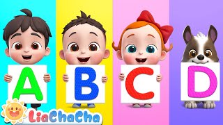 ABCD Song | Learn ABC Alphabet for Children | ABC Learning | Kids Songs & Nursery Rhymes | LiaChaCha