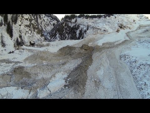 Keystone Canyon avalanche flyover