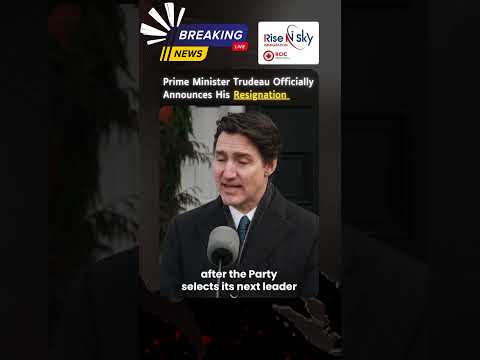 Prime Minister Trudeau Officially Announces His Resignation #shorts #canadaimmigration