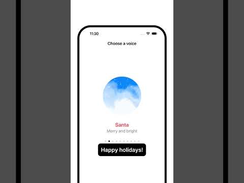 How to Speak with ChatGPT's New Santa Voice #Shorts