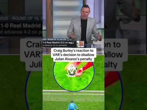 Craig Burley couldn’t believe the decision to overturn Julian Alvarez’s penalty