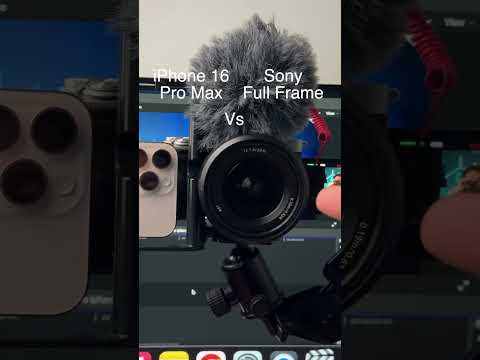 Sony Full Frame Camera vs iPhone 16 Pro Max! 🤯 Can a Phone Beat a Pro Camera? #iPhone16ProMax #Sony