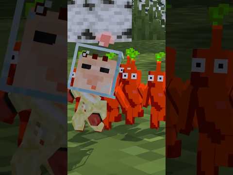 ピクミンVSクリーパー【minecraft animation】Pikmin VS Creeper