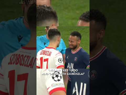 Szoboszlai silences Neymar 🥶 #football #neymar #szoboszlai