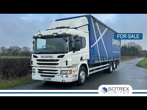 For Sale - New Stock From Sotrex: Scania P280 6 X 2 Curtainsider