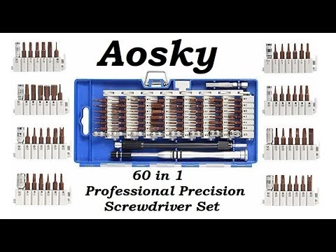 Aosky 60 in 1 Professional Precision Screwdriver Set