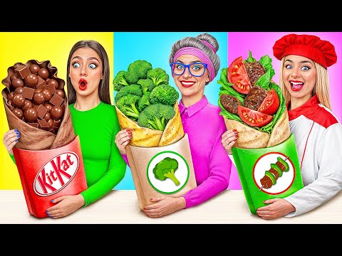 Me vs Grandma Cooking Challenge | Fantastic Food Hacks by Multi DO Challenge