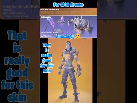 Kinetic Knight Bundle! #fortnite #fortniteskins #itemshop #fortniteskin #fortnitebattleroyale