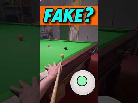 Snooker Fake Shots Practice Break ❓ GoPro Headcam POV