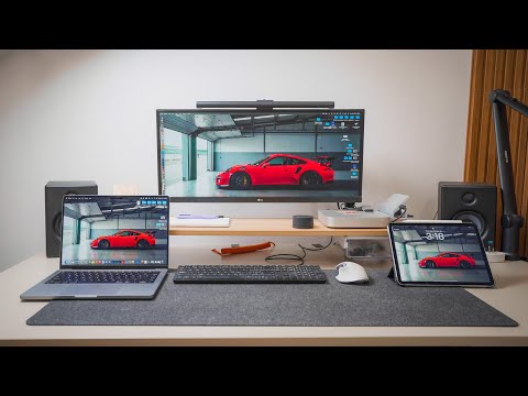 My Hybrid Mac/iPad/MacBook Desk Setup: Less is More