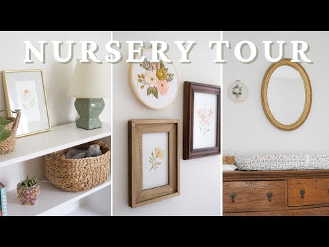 BABY GIRL NURSERY TOUR | Simple + Vintage-Inspired