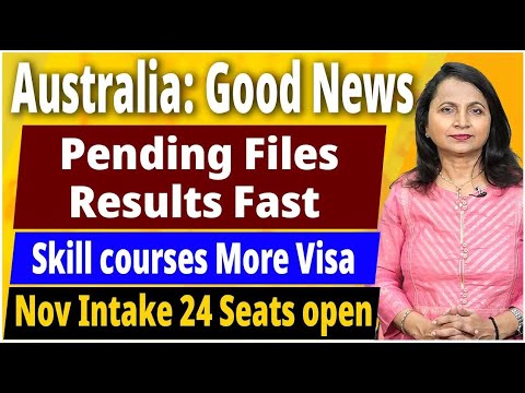 Australia : Good News I Pending Files Results Fast | Nov Intake 24 | Australia Study Visa Updates 24