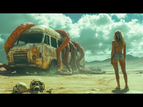 Full Horror Movie | She Survives Against The Monster On The Beach | The Sand | Thriller