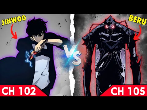 (2) Jinwoo vs Ant King (Beru) | Jeju Island Arc | Chapter 102-105