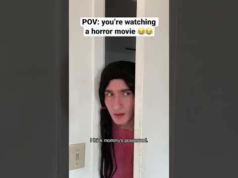 Horror movie trailers be like #shorts #funny #comedy