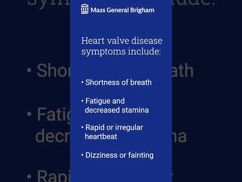 What are the symptoms of heart valve disease? | #Shorts