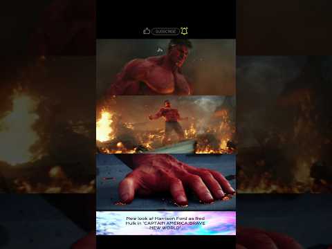 Red hulk new look in captain America:Brave New world!! #captainamericabravenewworld #redhulk #mcu