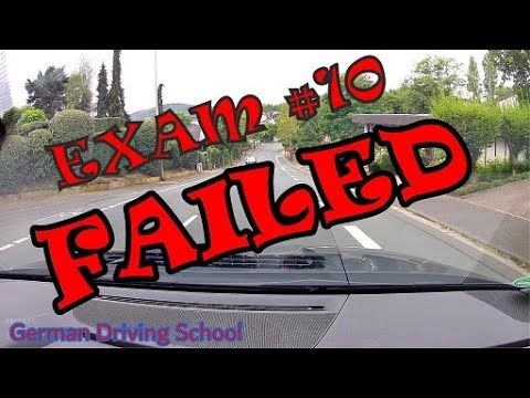 Failed Real German Driving Exam - Exam Video #10 - German Driving School