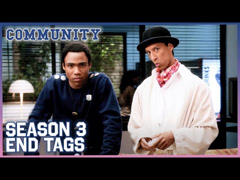 Every Season 3 End Tag | Community