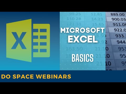 Microsoft Excel Basics Webinar