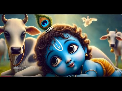 Choti Choti Gaiya Chote Chote Gwal - Beautiful Krishna Kids Song 🎶🐄