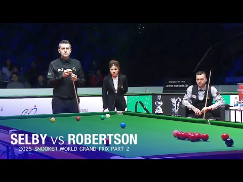 Mark Selby vs Jimmy Robertson 2025 Snooker World Grand Prix Part 2