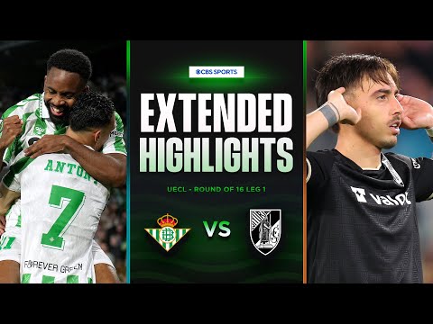 Real Betis vs. Vitória SC: Extended Highlights | UECL Round of 16 Leg 1 | CBS Sports Golazo