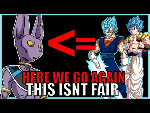 Beerus Vs Gogeta and Vegito Blue Fusion Isn't Close