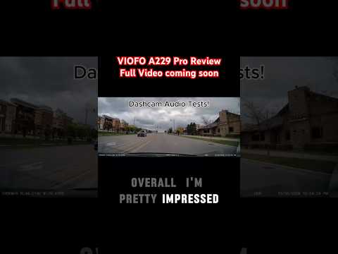 The Best Dash Cam (VIOFO A229 Pro Review)