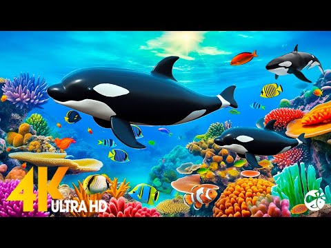 [NEW] 11HR Stunning 4K Underwater footage - Rare & Colorful Sea Life Video-Relaxing Sleep Music