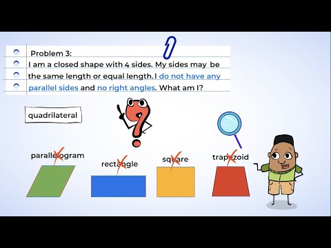 2D shapes: classify in a hierarchy based on properties | MightyOwl Math | 5th Grade