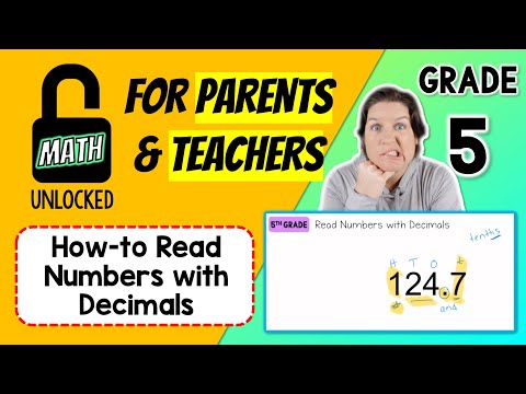 5th | MATH: UNLOCKED | How to Read Numbers w/ Decimals