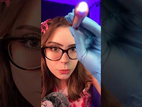 ASMR EYE EXAM ROLEPLAY 👓 #shorts #asmr