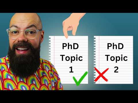 Beginner's Guide to Selecting the Perfect PhD Topic