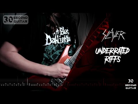 Slayer 5 Underrated Riffs /Tab