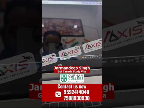 Jarmandeep Singh Has Been Granted His Study Visa For Canada | Axis Education Consultant