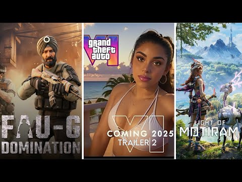 Gta 6 Trailer 2 | Faug 2 New Cbt | Light of Motiram Beta | Garena Delta Force BR | Once Human Global