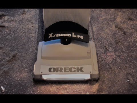 Oreck XL7 Upright Vacuum: Titanium Grey/White - Overview/Demo