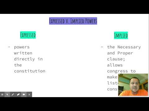 Implied v. Expressed Powers