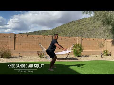 11 Knee Banded Air Squat