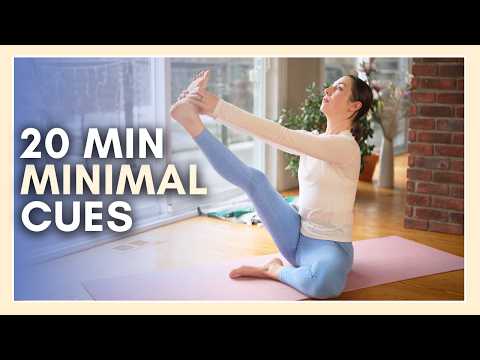 20 min Intermediate Yoga Flow - Minimal Cues Silent Yoga