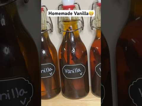 Homemade vanilla makes a great gift! #shorts #homemade #vanilla #easyrecipe #christmasgifts