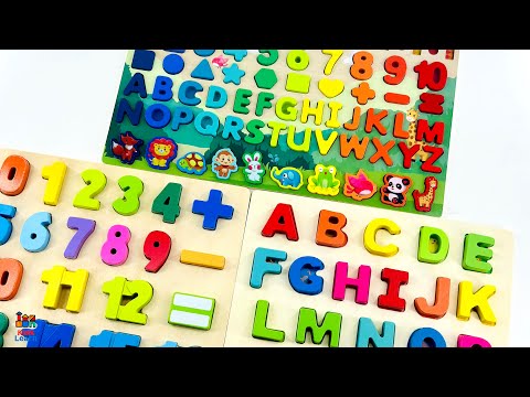 Numbers, Colors & Shapes for Kids! Best Toy Learning Educational Video