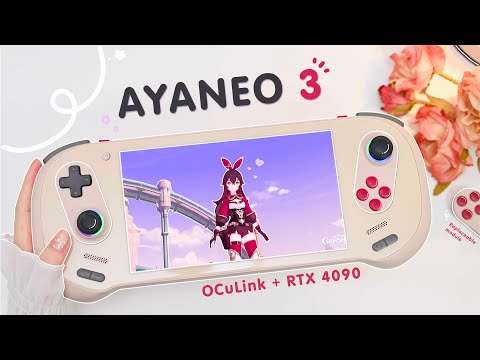 🚀 World's First Modular Handheld: AYANEO 3 Aesthetic Unboxing  | AMD Ryzen AI | Monster Hunter 🎮📦