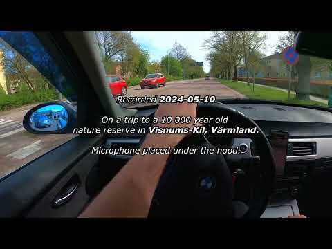 BMW E90 Driving, Pure M57 Diesel Engine Sound + Fun Hiking trip in Värmland!