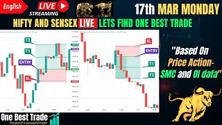 🔴Live Nifty intraday trading | Bank nifty live trading | Live options trading | 17th MAR 2025 dhan