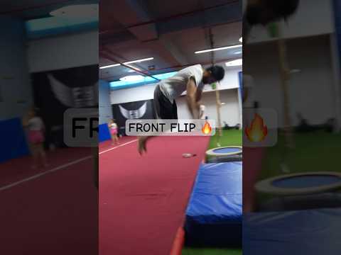 Practicing front flip @FlyzoneFitness #frontflip #practive #gymnasticslife #youtube #viralshorts