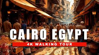 4K Cairo, Egypt Walking Tour | Inside Cairo's BIGGEST Street Markets!