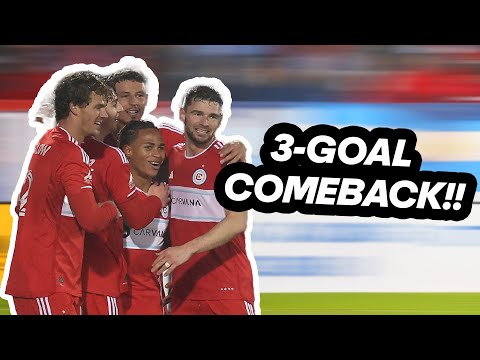 Chicago Fire FC Score 3-Goals in 8 Minutes in Comeback Win!